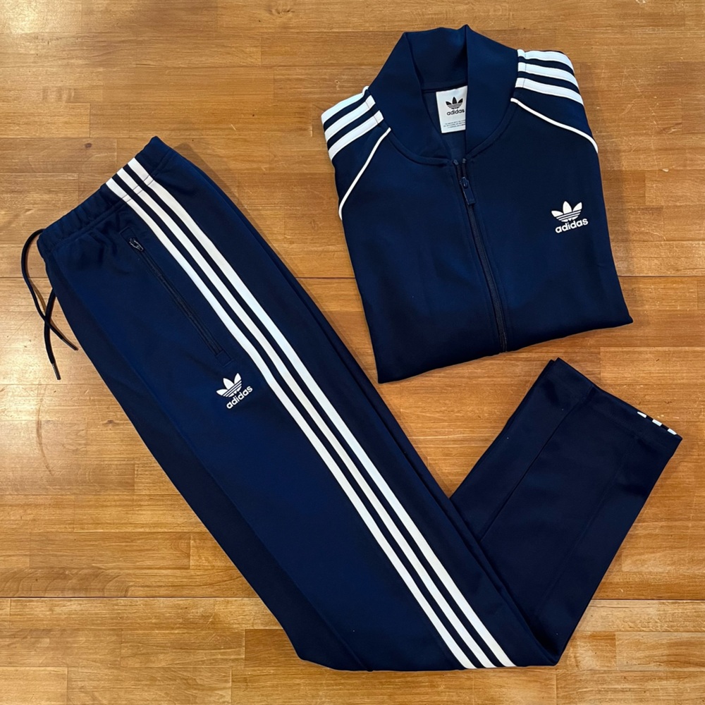 ADIDAS Dark Blue SST Beckenbauer Track Suit